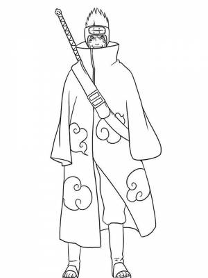 Раскраски Наруто   в формате