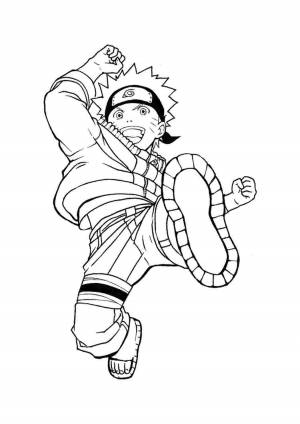 Раскраски, Раскраска Наруто