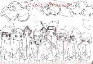 Раскраски акацуки