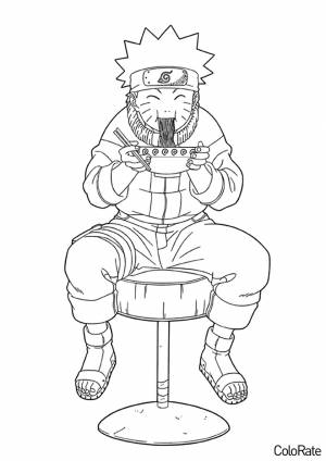 Раскраска С любимой едой