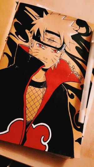 Наруто в Акацуки арт