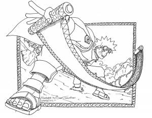 Раскраска Наруто