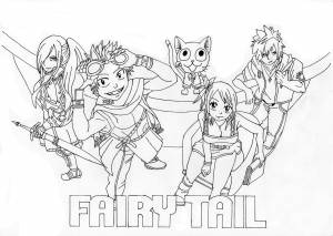 Раскраски Хвост Феи