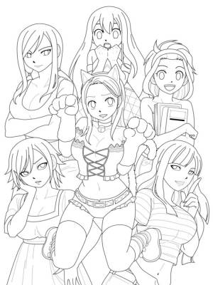 Раскраски Хвост Феи