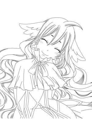Раскраски Аниме хвост феи