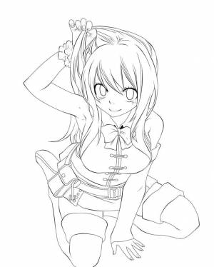 Раскраска Люси Хвост Феи