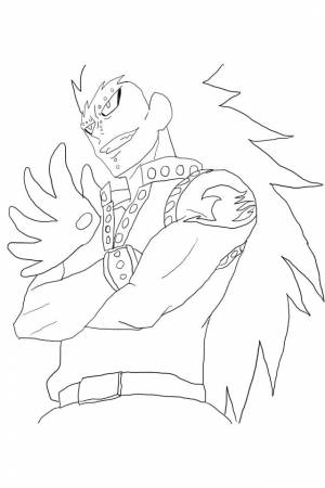 Раскраска Персонаж из аниме Хвост Феи