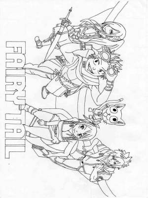 Раскраски Хвост Феи