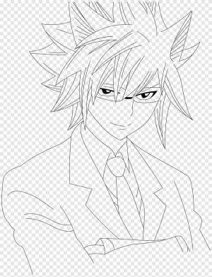 Штриховые рисунки Эрза Скарлет Рисование Хвост Феи Люси Хартфя, Хвост Феи, белый, лицо png