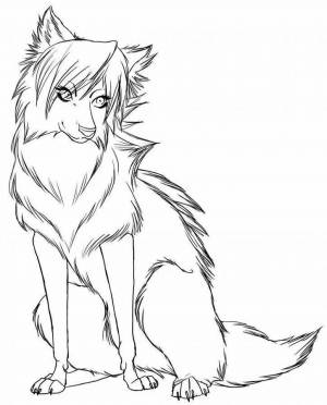 Раскраски человек волк