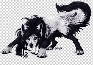 Аниме собака рисунок вадера, волк, млекопитающее, животные, carnivoran png