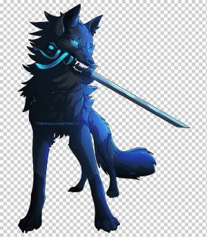 Серый волк Аниу Рисунок Аниме Пакет, СИНИЙ ВОЛК, манга, вымышленный персонаж, мультфильм png