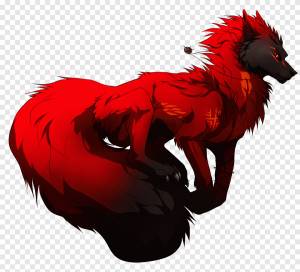 Серый волк Рыжий лис Рисунок, Аниме, png