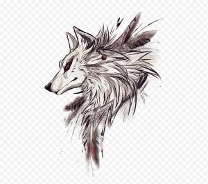 Рисунок Волка, Тату, Собака, Летающие диски, Оборотень, Идея, Черный Волк, Croquis png