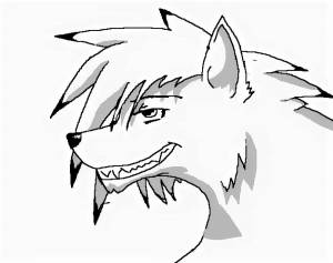 Рисунки волков аниме для срисовки