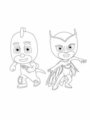 Раскраски Герои в Масках