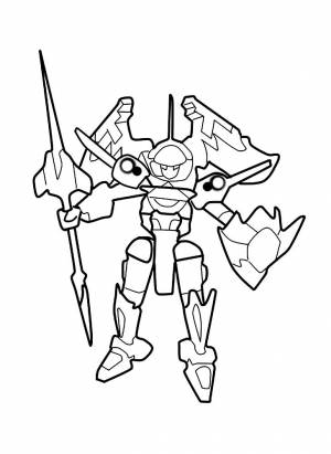 Раскраска LBX