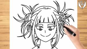 How to draw Himiko Toga My Hero Academia Step by step Tutorial
