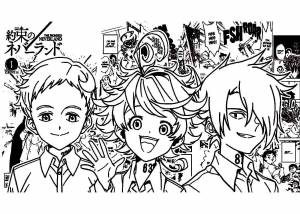 Раскраска обещанный неверленд