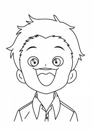 Раскраска обещанный неверленд