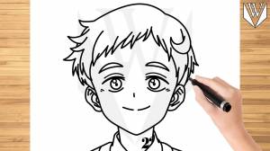 How to draw Norman The Promised Neverland Step by step Tutorial