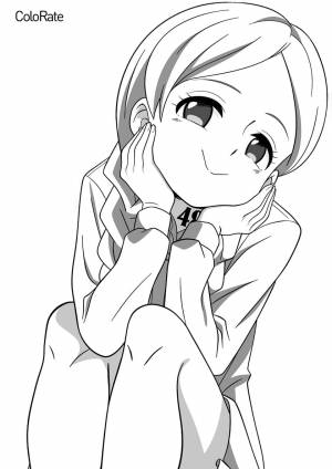 Раскраска Анна