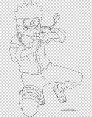 Наруто Узумаки Line art Саске Учиха Эскиз, наруто, угол, белый, рука png
