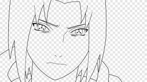 Итачи Учиха Саске Учиха Line art Учиха клан Эскиз, рисунок Саске Учиха, угол, белый png