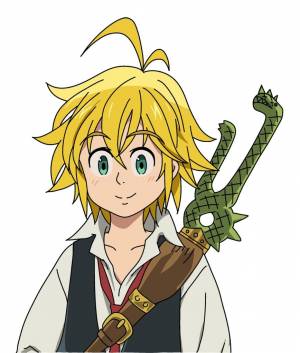 Как нарисовать Мелиодаса из аниме Семь смертных грехов