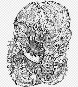 Штриховые рисунки Рисование Семь смертных грехов Черное и белое, другие, Разное, другие, монохромный png