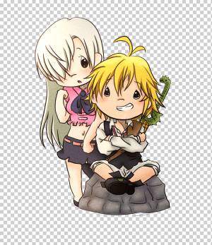 Мелиодас Рисунок семи смертных грехов, нанацу но тайзай, манга, чиби, мультфильм png