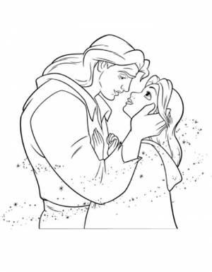 Раскраски Принцессы Диснея