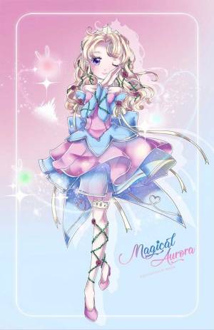 Принцессы Disney в стиле аниме на волшебных рисунках