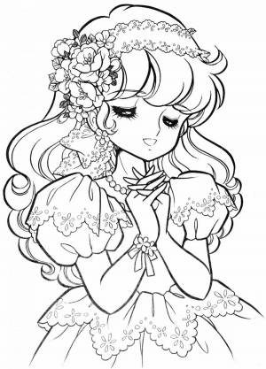 Раскраски Аниме принцесса