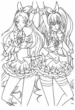 Раскраска Аниме Приключение