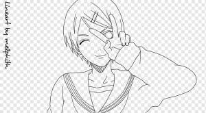 Баскетбол Kuroko Tetsuya Kuroko Line art Эскиз, рисунок куроко, png