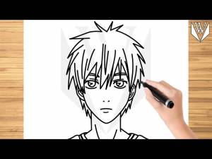 How to draw Kuroko Tetsuya Kuroko's Basketball Step by step Tutorial
