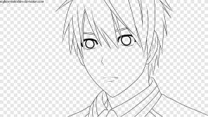 Тэцуя Куроко Куроко Баскетбол Рисование Line art Sketch, Аниме, png