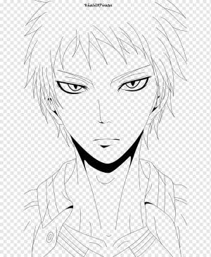 Seijūrō Akashi Tetsuya Kuroko Line art Баскетбольный Глаз Куроко, Глаз, png