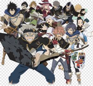 Черный клевер Аниме Shōnen манга, юно черный клевер, манга, черный, магия png