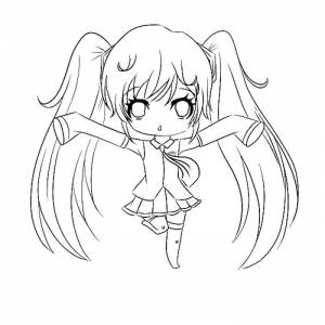 Раскраска Чиби данганронпа