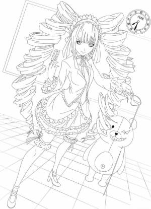 Раскраски данганронпа