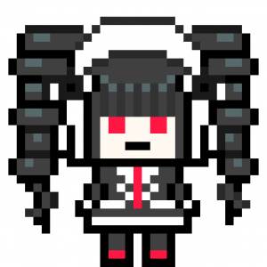 Рисунки по клеточкам данганронпа