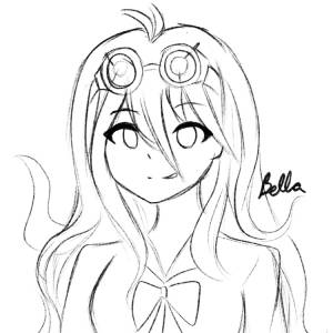 Данганронпа раскраска