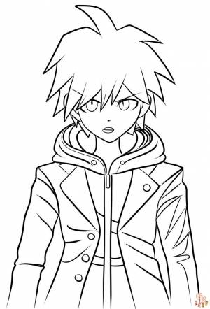 Ознакомиться the World раскраски аниме с Danganronpa Coloring Pages