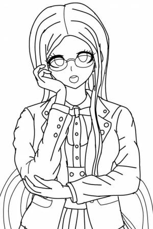 Раскраски Аниме данганронпа