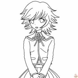 Ознакомиться the World раскраски аниме с Danganronpa Coloring Pages