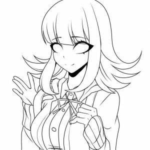 Раскраски Аниме данганронпа