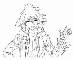 Раскраски Аниме данганронпа