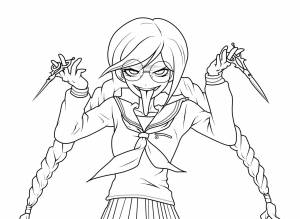 Арты спираль аниме не раскрашенные